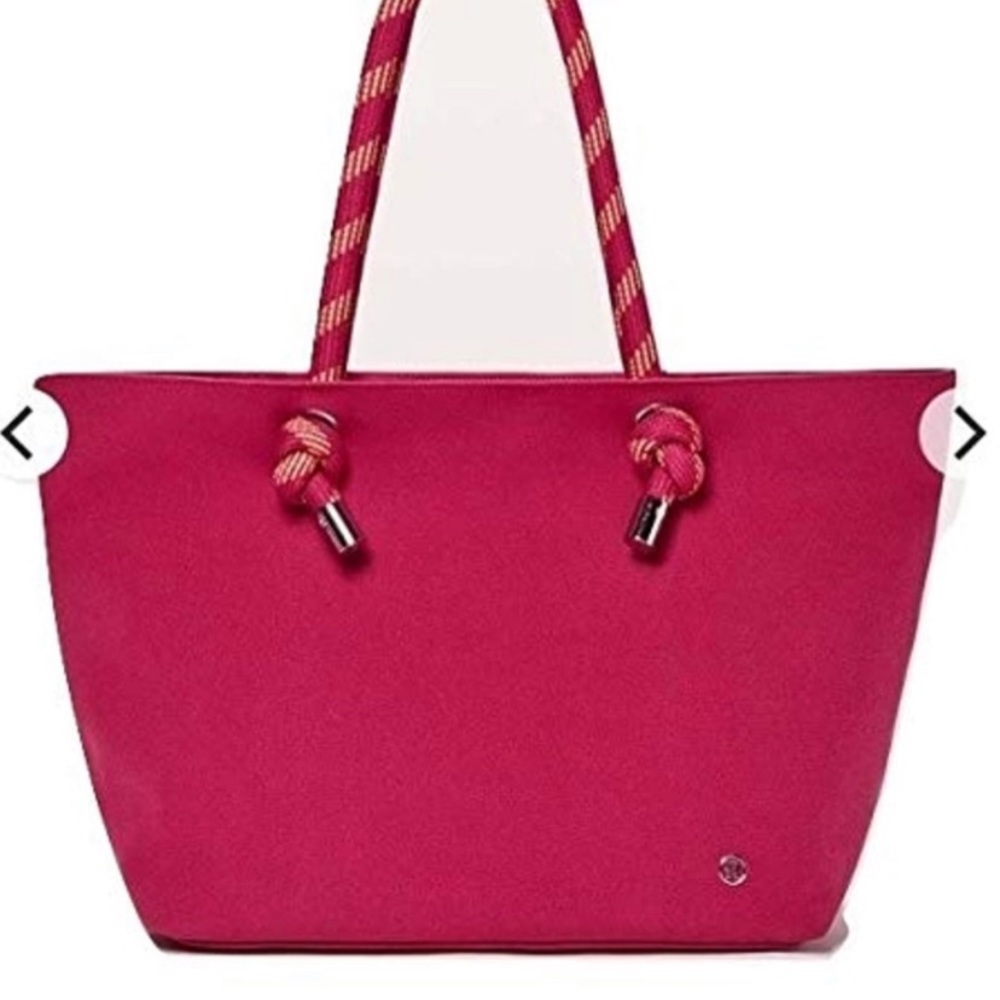lululemon athletica Hot Pink Tote with Rope Handles